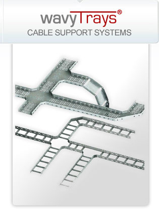 WAVYTRAYS - Cable Support Systems